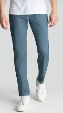 Birddogs Stretch Khakis Slim Fit Pant Steel Blue Men's 30x28 Stretch